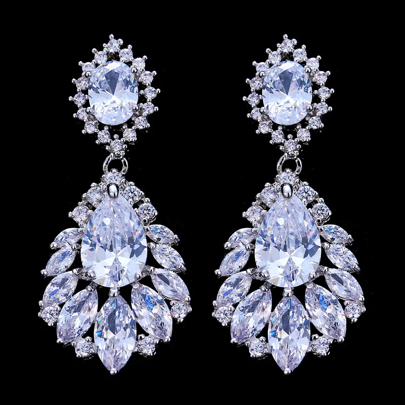 Zirconia Jewelry Dangle Earring Zirconia Dangle Earring Cubic Zirconia Big Water Drop Shape Earrings
Zirconia Jewelry Dangle Earring Zirconia Dangle Earring Cubic Zirconia Big Water Drop Shape Earrings