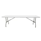 Camping Plastic Long 8ft Folding Table For Outdoor