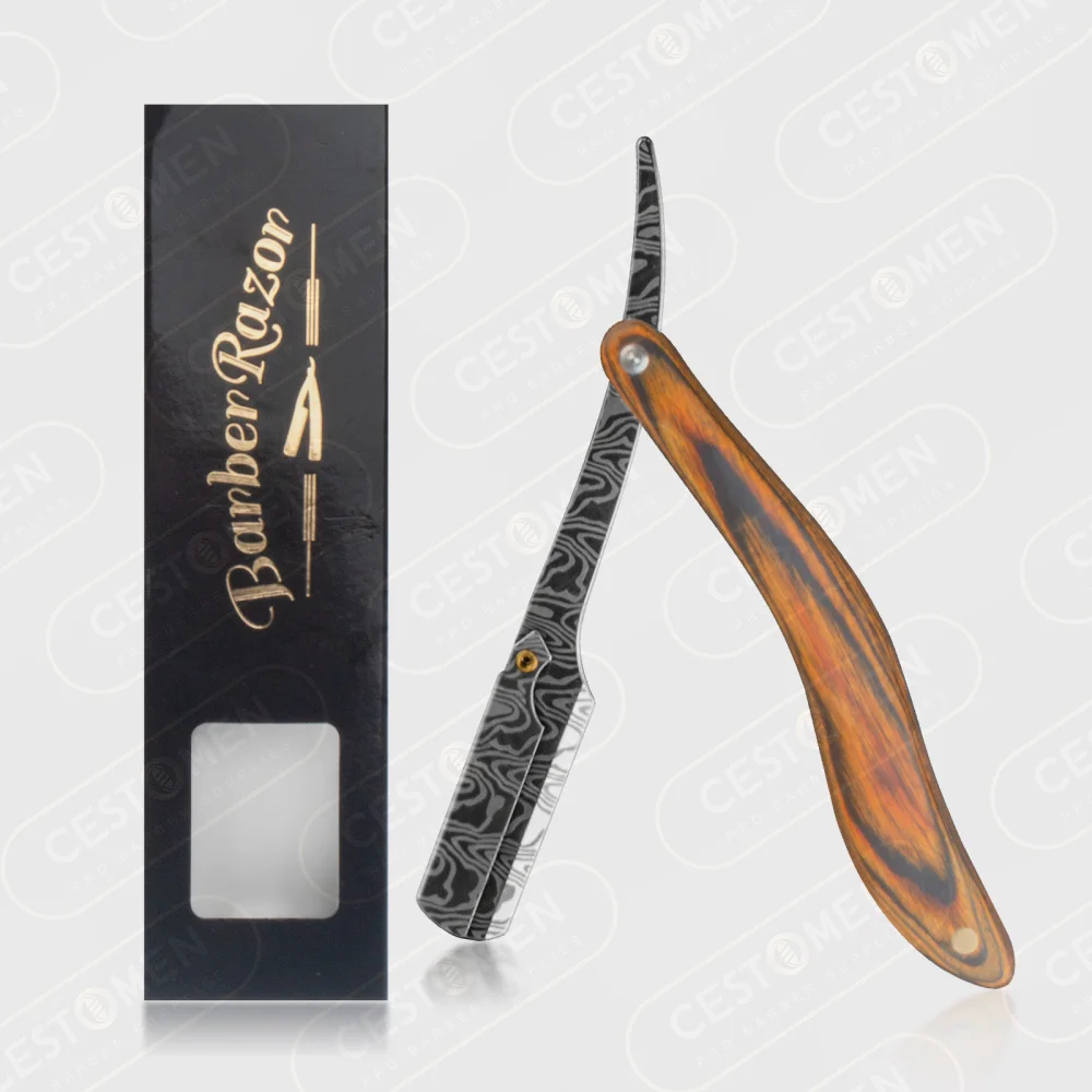 Premium Stainless Steel Razor Blade Holder Wood Handle Folding Straight Razor Barber Shaving Straight Men Single Blade Razor
Premium Stainless Steel Razor Blade Holder Wood Handle Folding Straight Razor Barber Shaving Straight Men Single Blade Razor