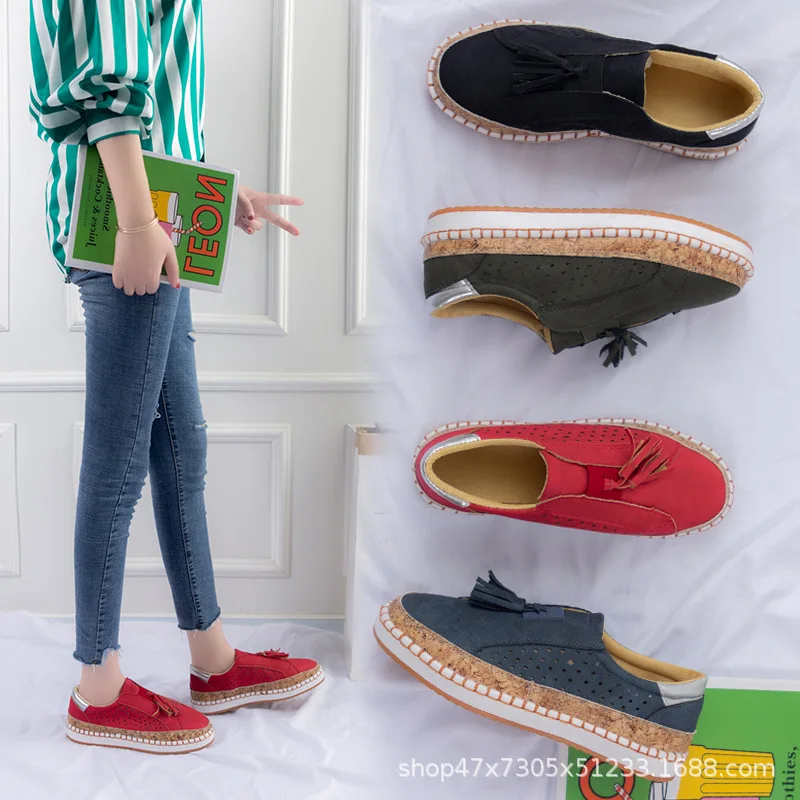Hot sale women's shoes 2021 spring new casual flat women's single shoes hollow breathable tassel wear-resistant women's shoes, Picture
Hot sale women's shoes 2021 spring new casual flat women's single shoes hollow breathable tassel wear-resistant women's shoes, Picture