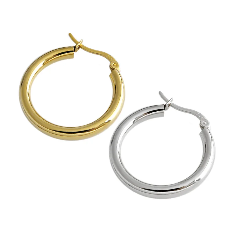 Korea S925 Pure sterling Silver Round Circle Hoop Earrings Elegant Geometric Simple Round Earrings, Picture shows/custom color
Korea S925 Pure sterling Silver Round Circle Hoop Earrings Elegant Geometric Simple Round Earrings, Picture shows/custom color
