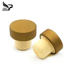 Glass bottle Aluminum cap T sharp cork stopper whiskey bottle cap