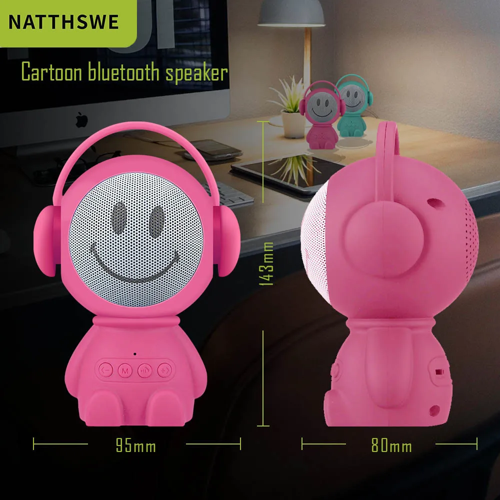 Portable Wireless Bluetooth Speaker Led Wireless Speaker Player USB Radio Fm Mp3 - ANKUX.COM