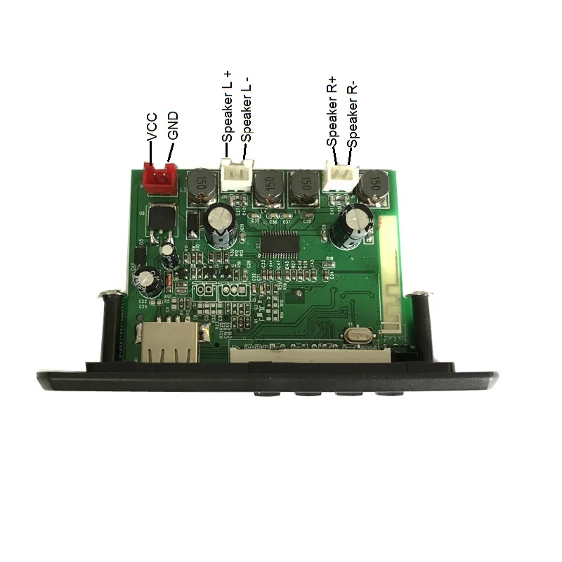 JK6838BT Hot Sale Output 5V/12V Mini bluetooth wireless MP3 decoder board audio module USB TF card new electronic modules board
JK6838BT Hot Sale Output 5V/12V Mini bluetooth wireless MP3 decoder board audio module USB TF card new electronic modules board
