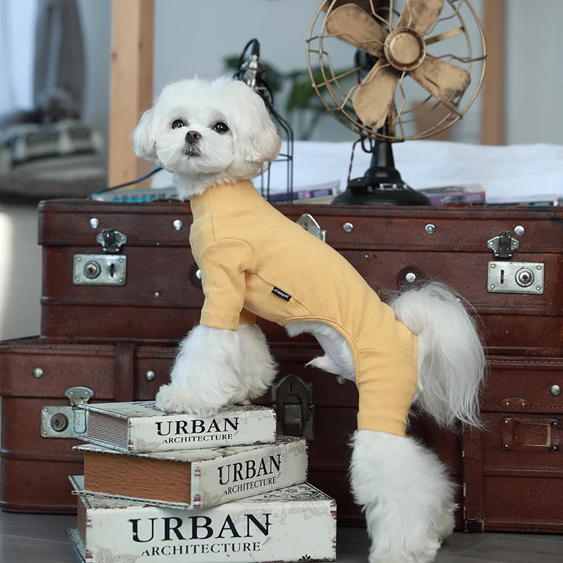 New Best Selling Pet Clothing Dog T shirt Comfortable Skin-Friendly Dog Bottoming Shirt Pets Accessories Dogs Clothes For KR JP