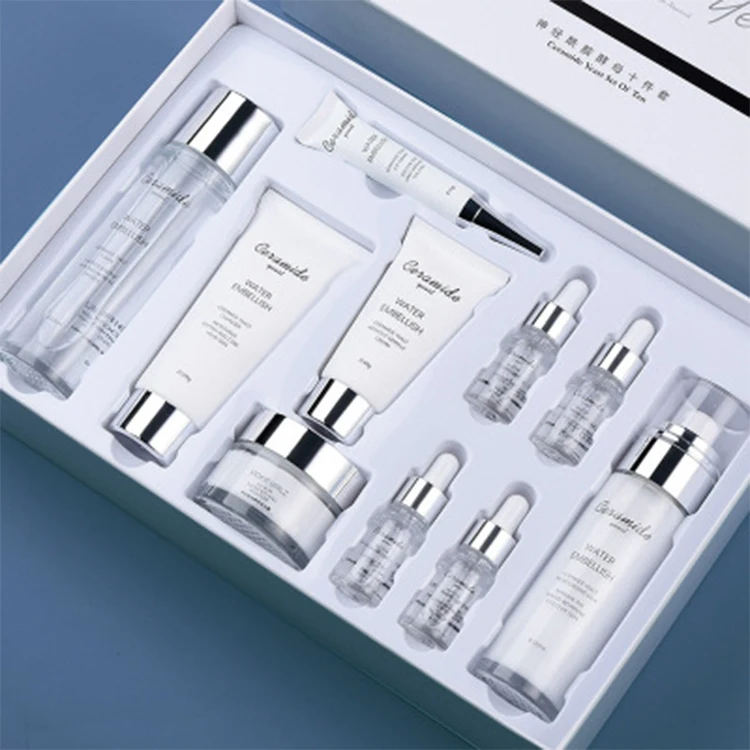 10 PCS Ceramide Yeast Skincare Suit Firming Moisturizing Cosmetics Skin Care Product Skin Care Set Private Label
10 PCS Ceramide Yeast Skincare Suit Firming Moisturizing Cosmetics Skin Care Product Skin Care Set Private Label