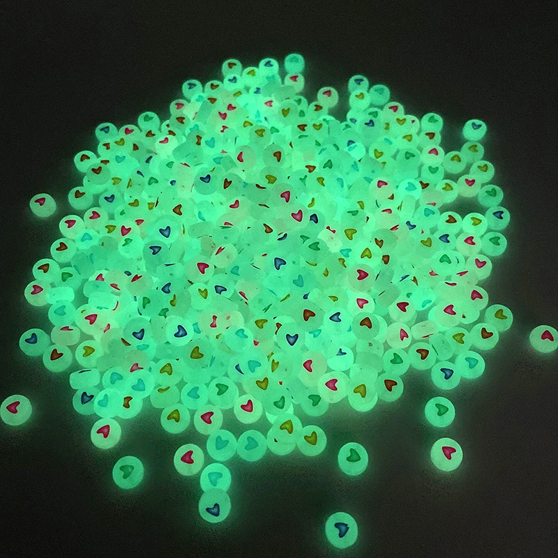 4*7mm Plastic Luminous Letter Beads Acrylic Heart Colorful Alphabet Beads for Jewelry Making and Children's Educational Toys
4*7mm Plastic Luminous Letter Beads Acrylic Heart Colorful Alphabet Beads for Jewelry Making and Children's Educational Toys