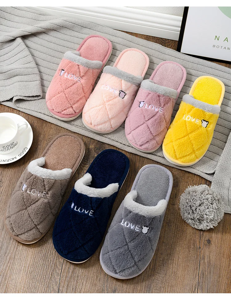 Lovely couple pattern multicolor holiday home comfortable cotton slippers women's slippers
Lovely couple pattern multicolor holiday home comfortable cotton slippers women's slippers