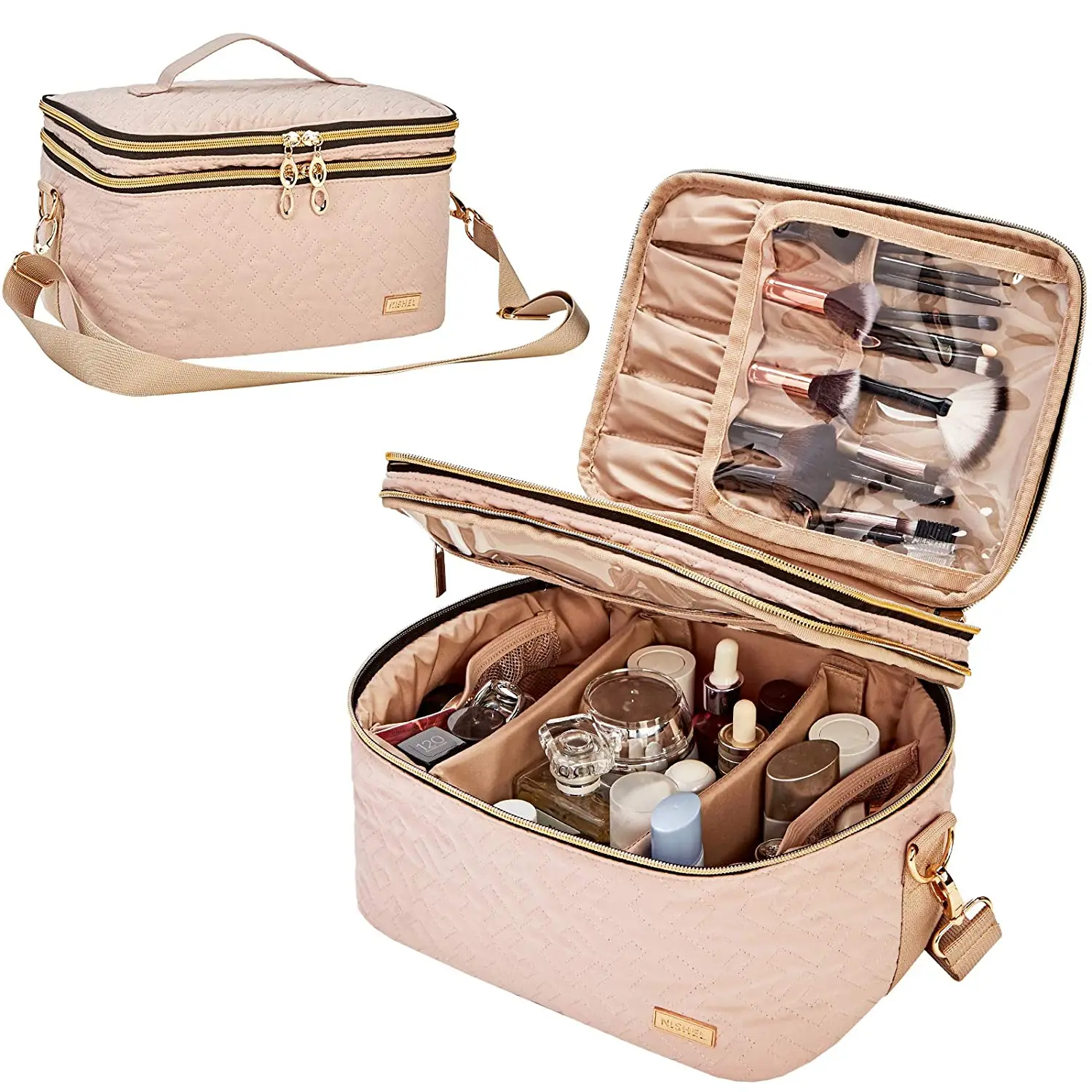 Nylon Zipper Lady Bags Custom Makeup Cosmetic Bag Factory Price Wholesale Hzailu Pouch Professional Make Up Drawstring Organizer
Nylon Zipper Lady Bags Custom Makeup Cosmetic Bag Factory Price Wholesale Hzailu Pouch Professional Make Up Drawstring Organizer
