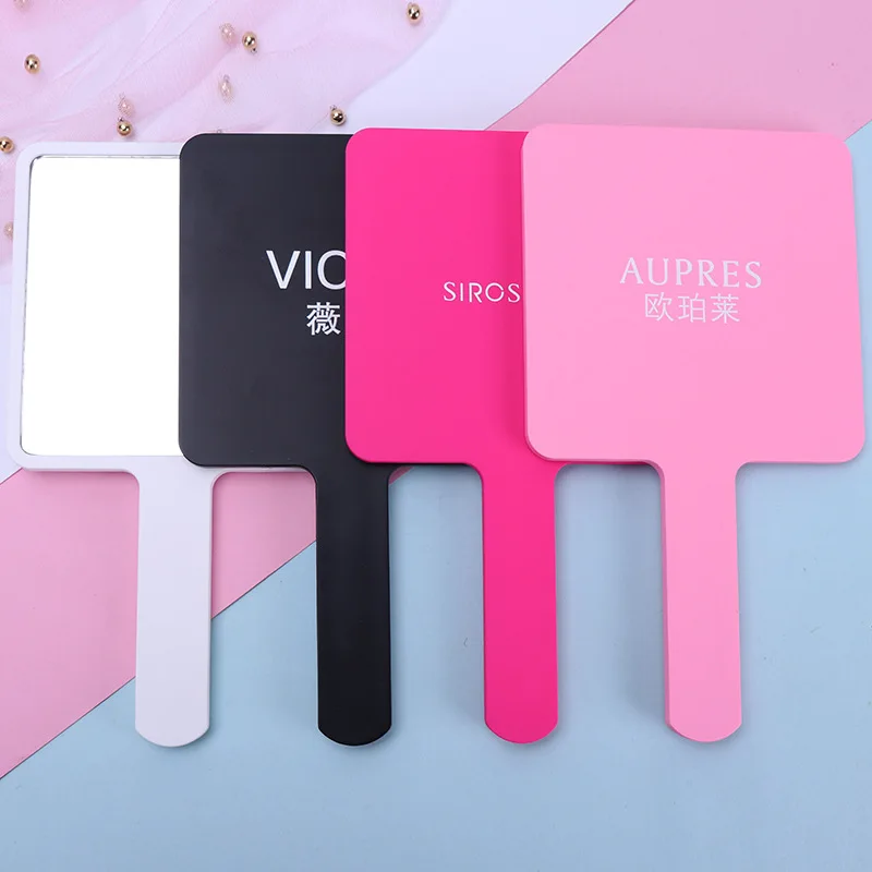 Plastic One Side Square Mirror Personalized Folding Custom LOGO UV Printing Long Hand Cosmetic Makeup Handheld Mirror, Customized color
Plastic One Side Square Mirror Personalized Folding Custom LOGO UV Printing Long Hand Cosmetic Makeup Handheld Mirror, Customized color