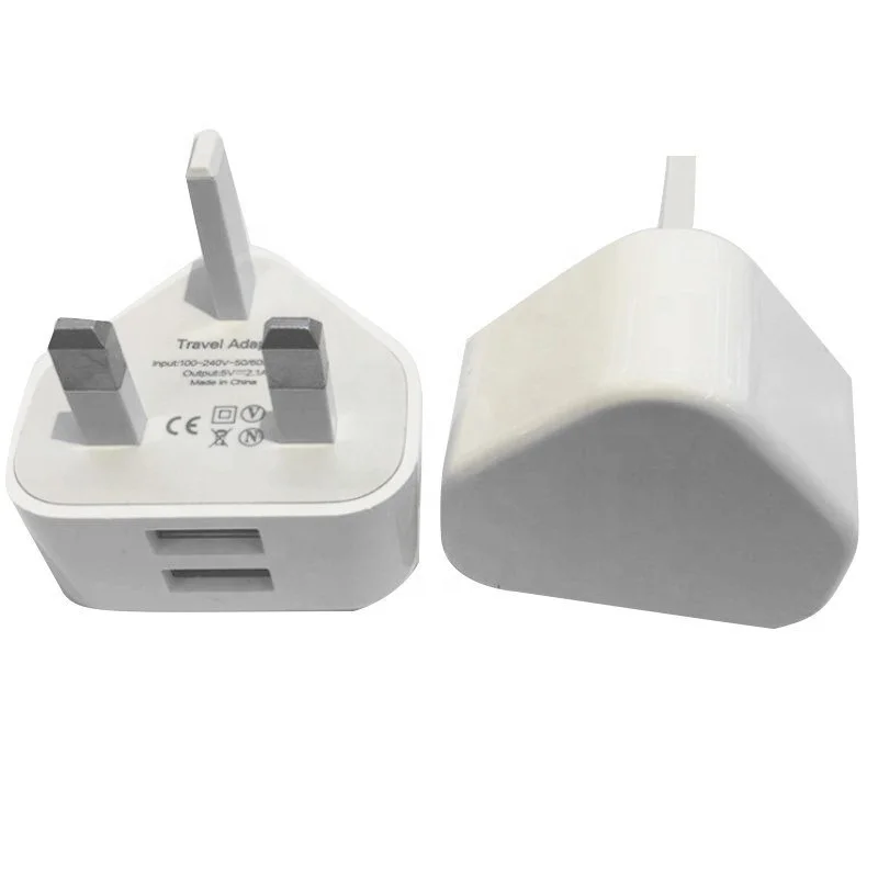 Dual usb port 2.1A UK wall charger UK travel charger, White;custom
Dual usb port 2.1A UK wall charger UK travel charger, White;custom