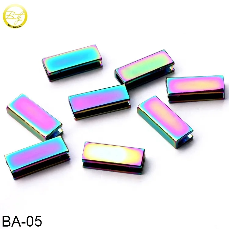 Handmade handbag strap metal end stop rainbow metal zipper clip for strap, Gold/nickle/gunmetal etc
Handmade handbag strap metal end stop rainbow metal zipper clip for strap, Gold/nickle/gunmetal etc
