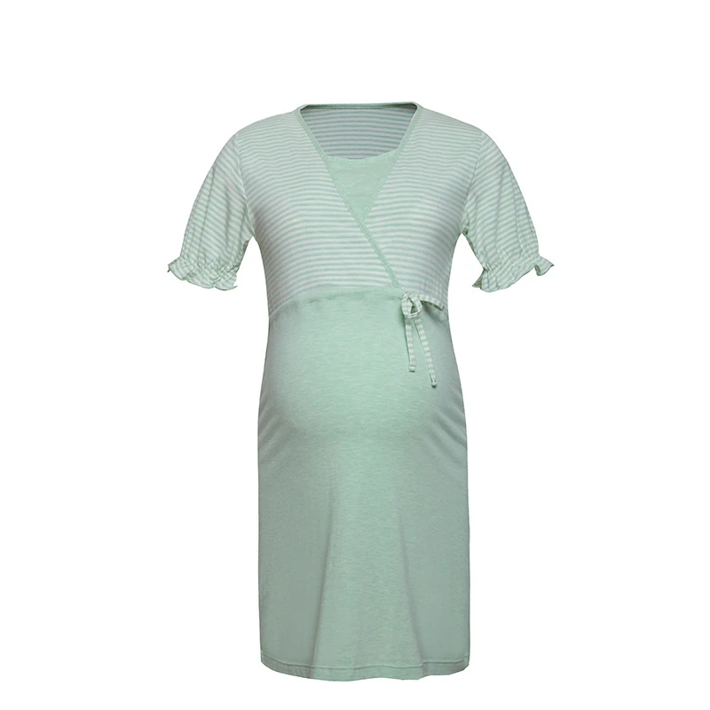 Women Home Service Nursing Maternity Pregnant Women Dress Short-sleeved Breastfeeding Nursing Shirt, Gray,orange,green
Women Home Service Nursing Maternity Pregnant Women Dress Short-sleeved Breastfeeding Nursing Shirt, Gray,orange,green