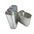 Cheap Rectangular F-style 1L Square Metal Tin Oil Cans used for Petrol Oil Chemicals China Manufacturer