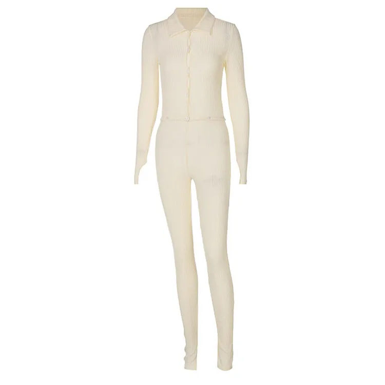 Solid Knitted Ladies Long Sleeve Jumpsuit For Women Sexy Womens Playsuit One Piece Jumpsuits
Solid Knitted Ladies Long Sleeve Jumpsuit For Women Sexy Womens Playsuit One Piece Jumpsuits