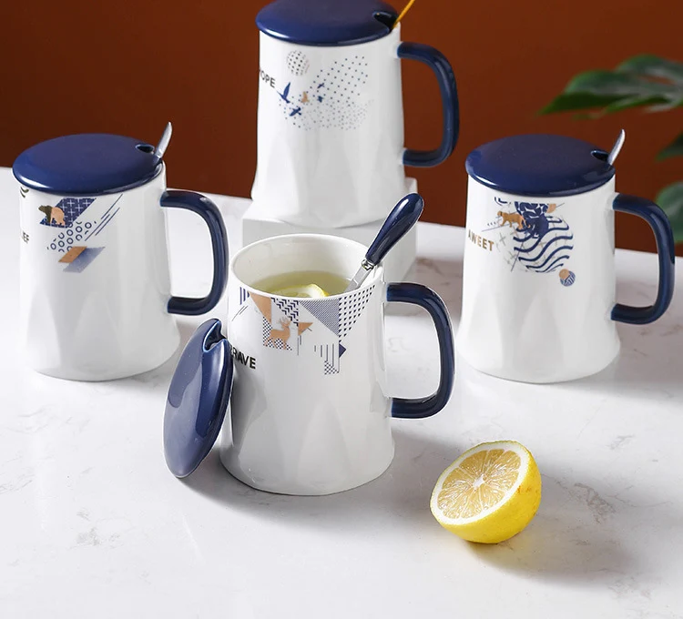 Household ceramic spoon with lid business gift LOGO custom gift set ceramic mug, As the picture show
Household ceramic spoon with lid business gift LOGO custom gift set ceramic mug, As the picture show