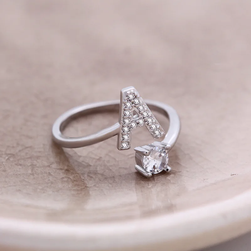 Letter Ring Women Anillo De Letra De Las Mujeres Crystal Diamond Cuff Ring, As pictures
Letter Ring Women Anillo De Letra De Las Mujeres Crystal Diamond Cuff Ring, As pictures