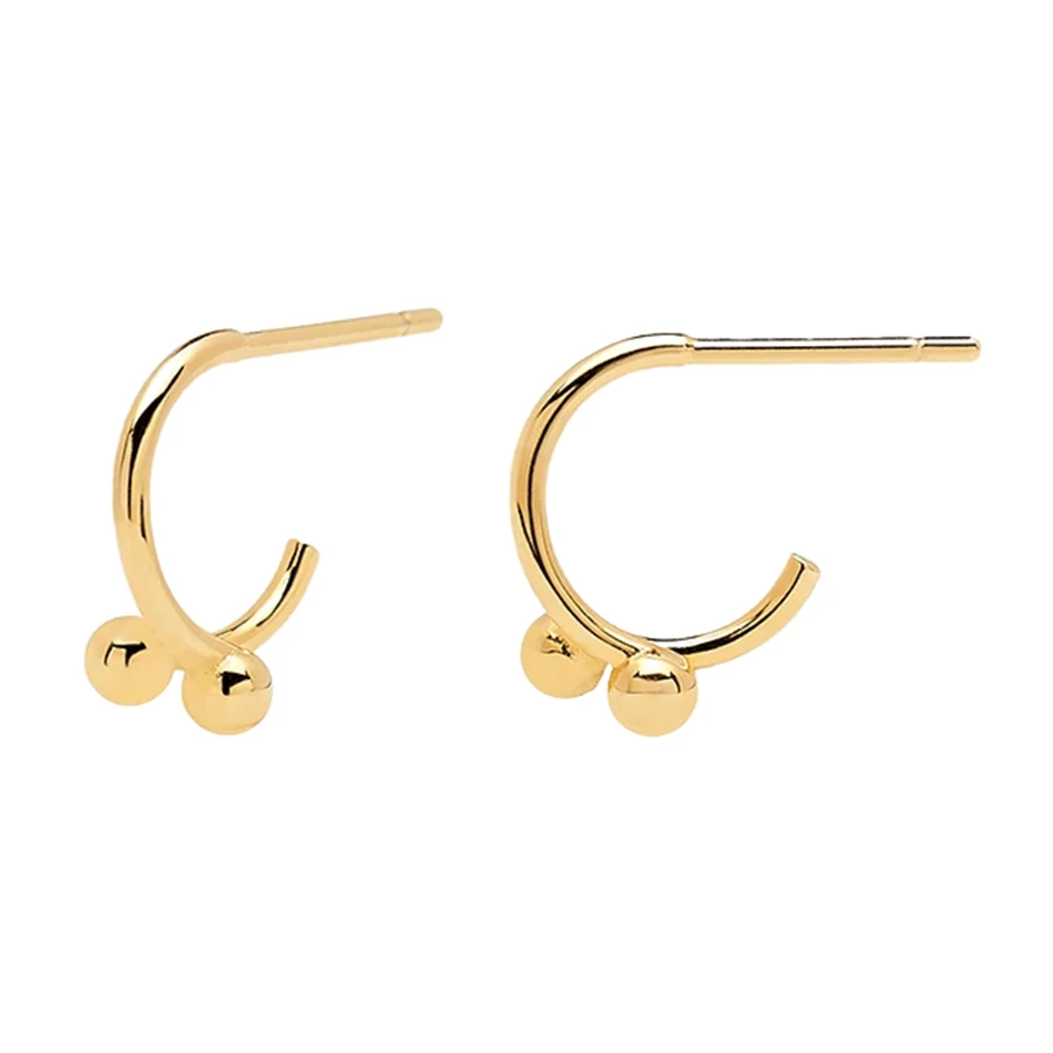 Trendy design for Women Earrings Jewelry Gold Plated Hoop Earrings Brass Sphere Ball Aura Hoop Earrings
Trendy design for Women Earrings Jewelry Gold Plated Hoop Earrings Brass Sphere Ball Aura Hoop Earrings