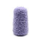 Yarn Cheap Yarn Purple Color Fancy Yarn In Stock 1.3NM Polyester Loop Yarn With Cheap Price