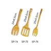 Spoon And Fork Set Double Pronged Barbecue Disposable Hotel Utensils Meat String