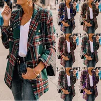 Wholesale Custom Casual Suit Ladies Plaid Stripe Fashion Double Breasted Elegant Blazer Women
Wholesale Custom Casual Suit Ladies Plaid Stripe Fashion Double Breasted Elegant Blazer Women