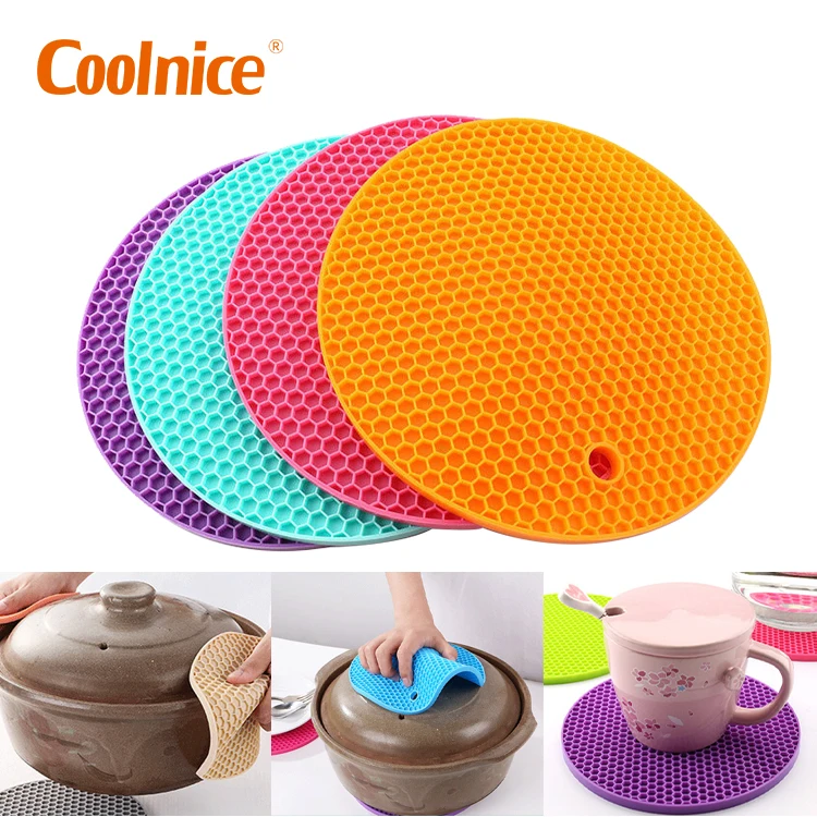 Non-Slip and Heat-Resistant Kitchen Heating Pads Dining Table Decor and Accessories Silicone Pot Holder Cup Insulation Pads, Red, green, blue and so on
Non-Slip and Heat-Resistant Kitchen Heating Pads Dining Table Decor and Accessories Silicone Pot Holder Cup Insulation Pads, Red, green, blue and so on