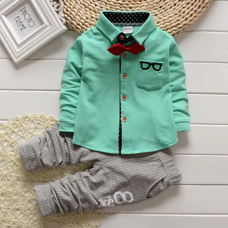2018 Spring and Autumn long sleeves glasses 2 piece kids baby boy clothes clothing set girls, White,yellow,green,pink
2018 Spring and Autumn long sleeves glasses 2 piece kids baby boy clothes clothing set girls, White,yellow,green,pink