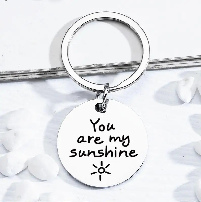 stainless steel keychain You are My Sunshine Stainless Steel Keychain Couple Holiday Gift
stainless steel keychain You are My Sunshine Stainless Steel Keychain Couple Holiday Gift