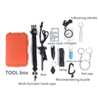 China popular Hot sell Outdoor camping emergency military tactical Emergency Survival Kit
