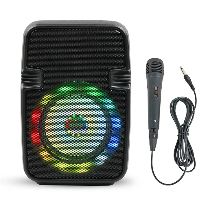 New Products BT5.0 Portable 4 inch LED Blue Tooth Wireless Outdoor Home Party Speakers with Colorful light, Black
New Products BT5.0 Portable 4 inch LED Blue Tooth Wireless Outdoor Home Party Speakers with Colorful light, Black