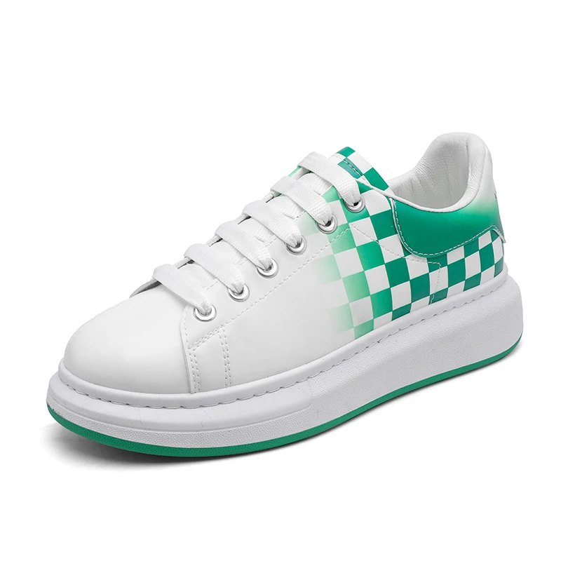 Fashion Plaid Sports Tennis Shoes Gradient Flat White Sneakers Colorful Walking Style Shoes Men Casual Shoes, Black
Fashion Plaid Sports Tennis Shoes Gradient Flat White Sneakers Colorful Walking Style Shoes Men Casual Shoes, Black