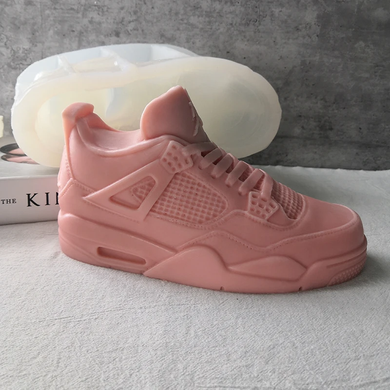 Hot Selling 23CM Handmade Decoration Crafts Shoes Sneaker Molds Candle Large Size AJ4 Sneaker Silicone Candle Mold, White
Hot Selling 23CM Handmade Decoration Crafts Shoes Sneaker Molds Candle Large Size AJ4 Sneaker Silicone Candle Mold, White