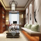 Beautiful PVC Ceiling Board Waterproof Fireproof PVC Wall Panel Customized Size