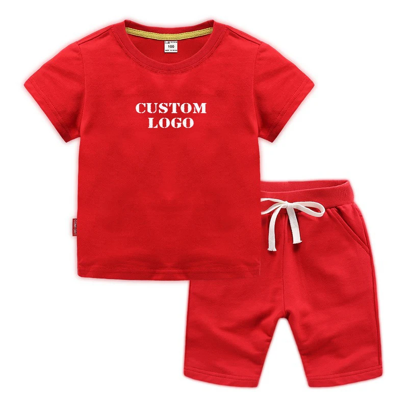 Summer Custom Logo Wholesale Children's Clothing T Shirts & Pants Set Two Piece 100% Modal Kids Girl's Boy's Shorts Sets
Summer Custom Logo Wholesale Children's Clothing T Shirts & Pants Set Two Piece 100% Modal Kids Girl's Boy's Shorts Sets