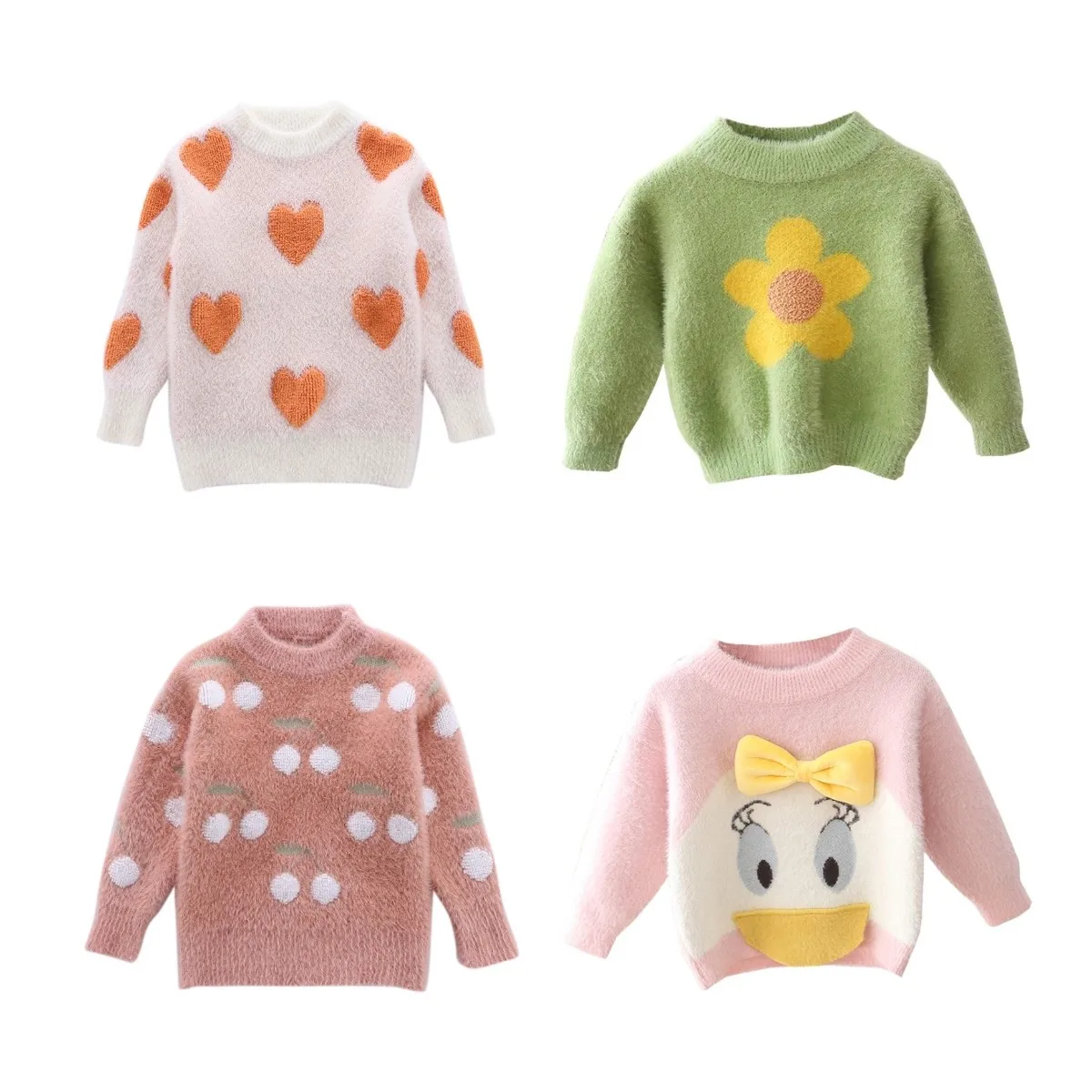 American popular fall/winter children's and boys' sweaters fashion mink wool sweater all-match base sweater
American popular fall/winter children's and boys' sweaters fashion mink wool sweater all-match base sweater