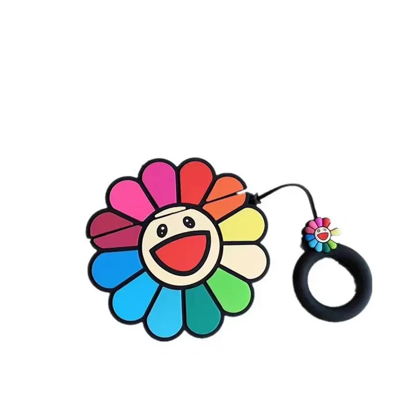 Hot Selling Cute Cartoon Smile Sunflowers Earphone Case For AirPods Pro 2 1 Wireless Anti-fall Soft Cover With Ring
Hot Selling Cute Cartoon Smile Sunflowers Earphone Case For AirPods Pro 2 1 Wireless Anti-fall Soft Cover With Ring