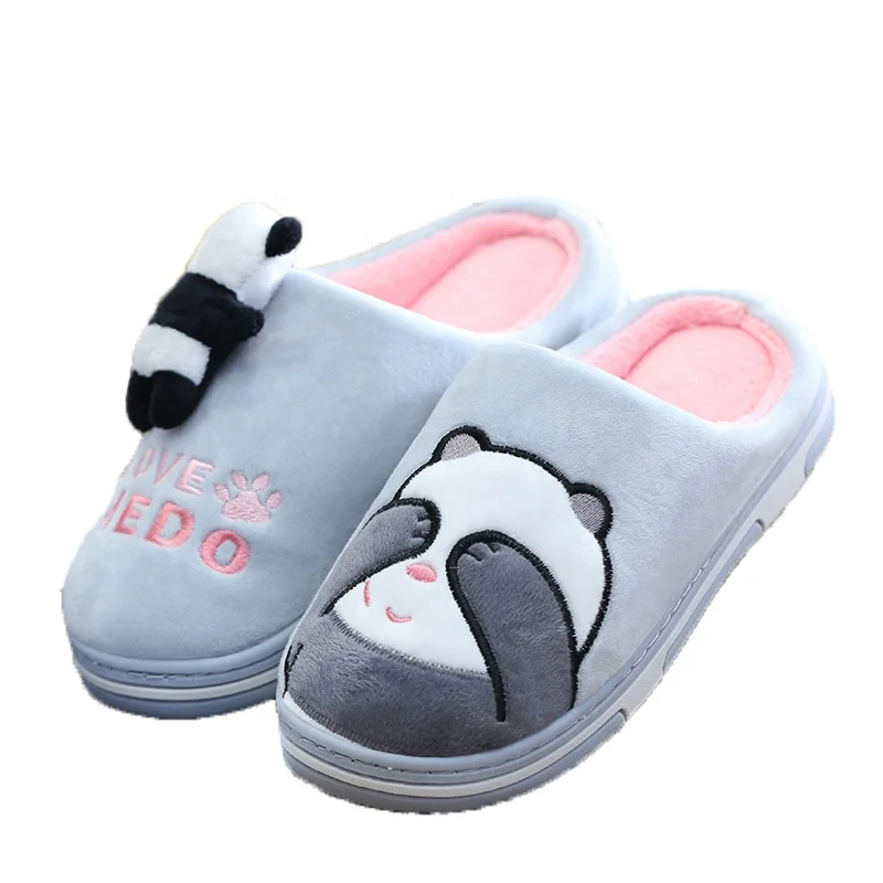 custom logo new design winter couple cute panda cartoon cotton slippers wholesale, Customized color
custom logo new design winter couple cute panda cartoon cotton slippers wholesale, Customized color