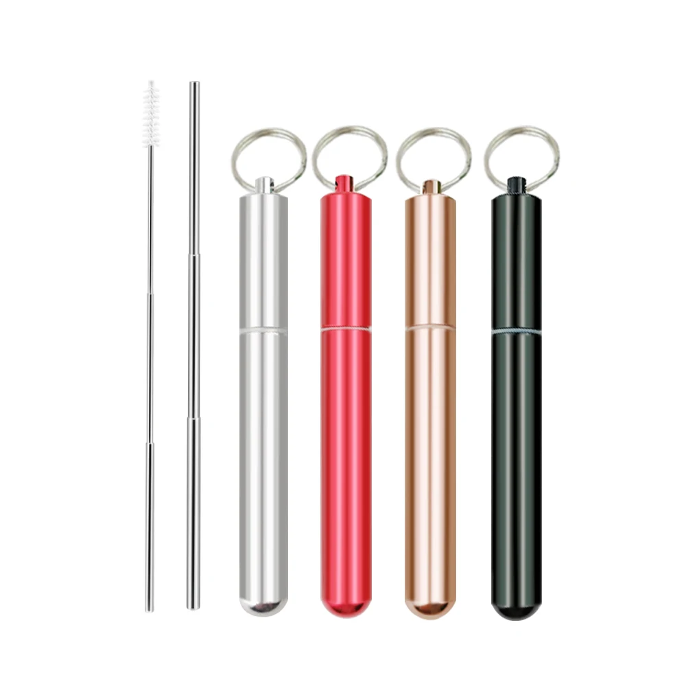 Holiday Collapsible Straw Custom Reusable Design Telescopic Metal Drinking Straws Set With Carry Case, 9 freedom colors
Holiday Collapsible Straw Custom Reusable Design Telescopic Metal Drinking Straws Set With Carry Case, 9 freedom colors