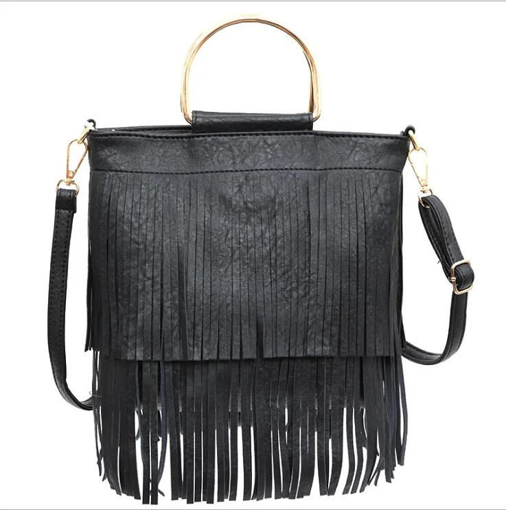 Wholesale European and American leather Elegant tassel bag one-shoulder crossbody purse and handbags women
Wholesale European and American leather Elegant tassel bag one-shoulder crossbody purse and handbags women