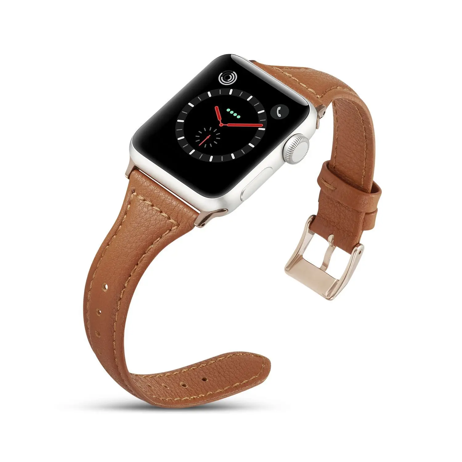 Custom High QuantityNew Arrive Amazon Hot Brown Color Ultra Thin Retro Leather Band for Apple Watch watch strap 5/4/3
Custom High QuantityNew Arrive Amazon Hot Brown Color Ultra Thin Retro Leather Band for Apple Watch watch strap 5/4/3