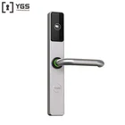 YGS Luxury Lcd display eletronic key card proximity rfid door lock system price luxury hotel lock