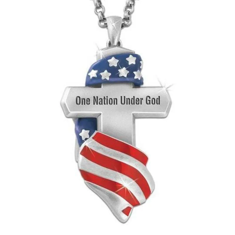 God christian jewelry fashion simple cross pendant necklace american flag cross pendant necklace
God christian jewelry fashion simple cross pendant necklace american flag cross pendant necklace