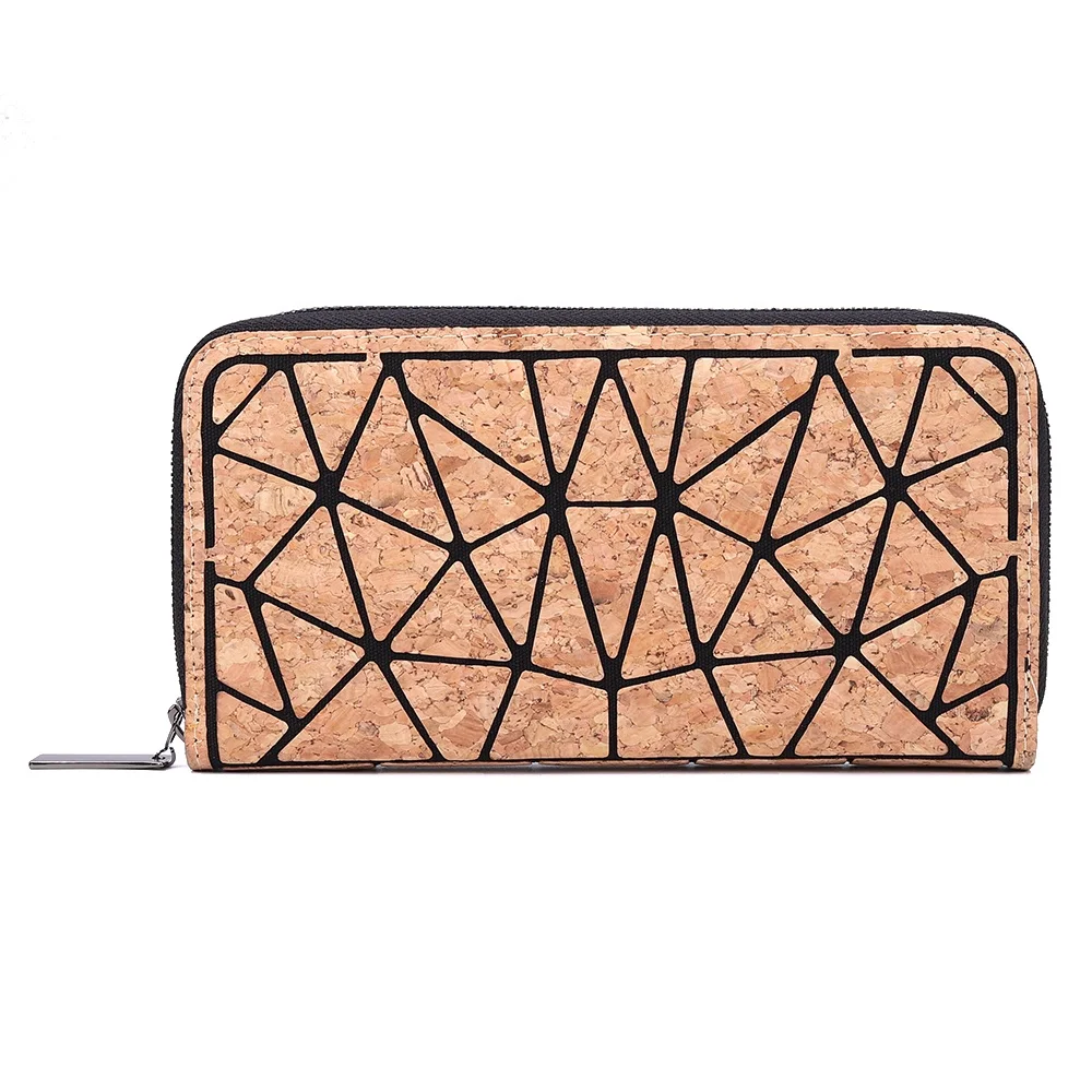 Factory Price Custom Purse geometric clutch bag cork wallet for women, Customized color
Factory Price Custom Purse geometric clutch bag cork wallet for women, Customized color