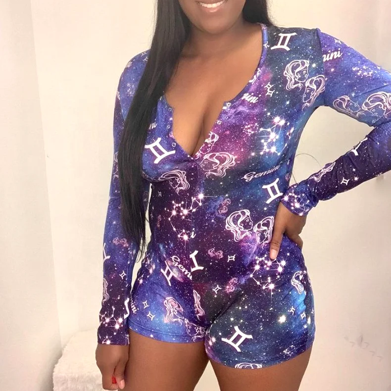 Wholesale Sexy Plus Size Adult Zodic Onesie Women Sleepwear Onsie Mommy And Me Short Sleeve Zodiaque Onesie, Customized color
Wholesale Sexy Plus Size Adult Zodic Onesie Women Sleepwear Onsie Mommy And Me Short Sleeve Zodiaque Onesie, Customized color