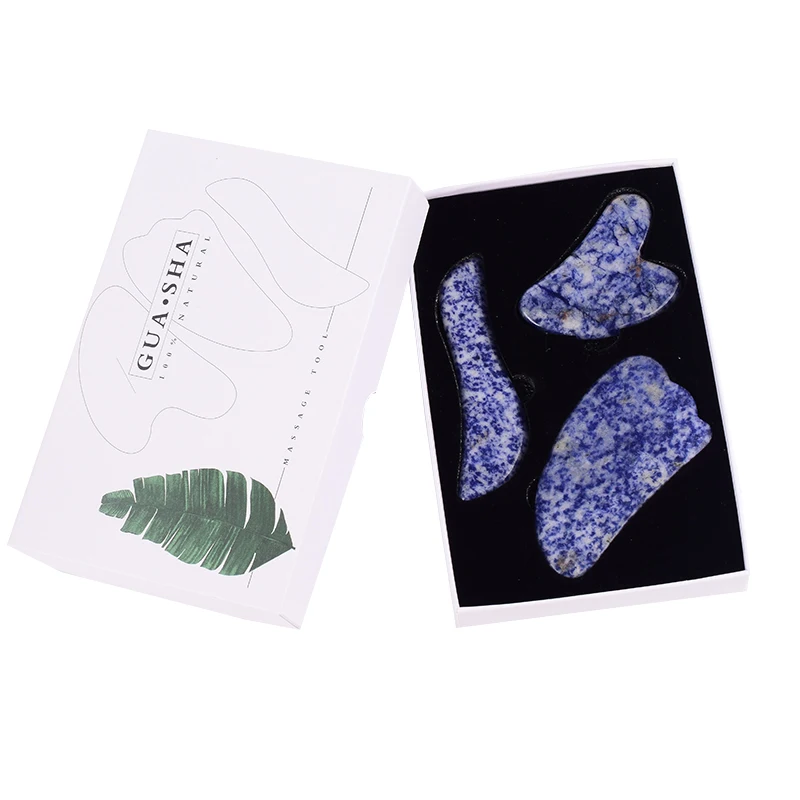 2021 Hot Sale Gua Sha Guasha Board Blue Spot Jasper Stone Scraping Massage Tool gua sha board
2021 Hot Sale Gua Sha Guasha Board Blue Spot Jasper Stone Scraping Massage Tool gua sha board