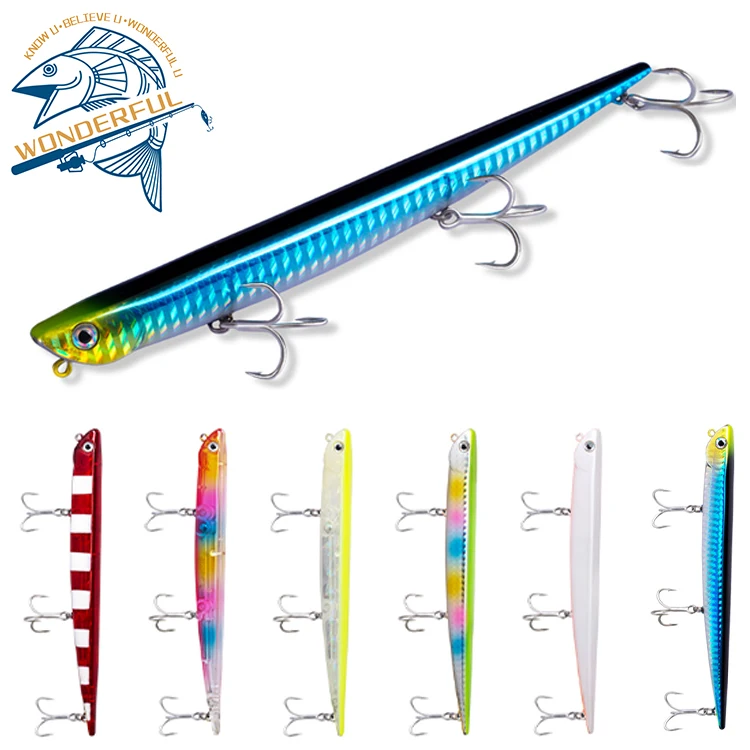 99mm 155mm Hard Multicolor ABS Hard Bait Wobblers Sinking Pencil Lure With 3D Eyes, 13 colors
99mm 155mm Hard Multicolor ABS Hard Bait Wobblers Sinking Pencil Lure With 3D Eyes, 13 colors