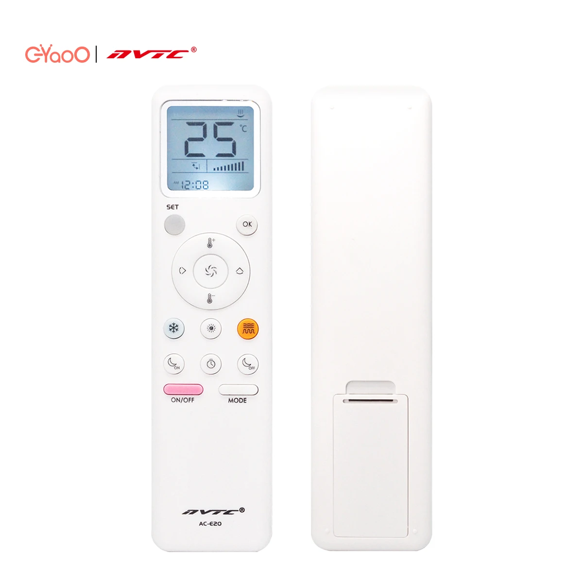 NVTC AC-E20 Air Conditioner Universal Remote Control Wireless Air Conditioner Remote Control With LED Backlight
NVTC AC-E20 Air Conditioner Universal Remote Control Wireless Air Conditioner Remote Control With LED Backlight