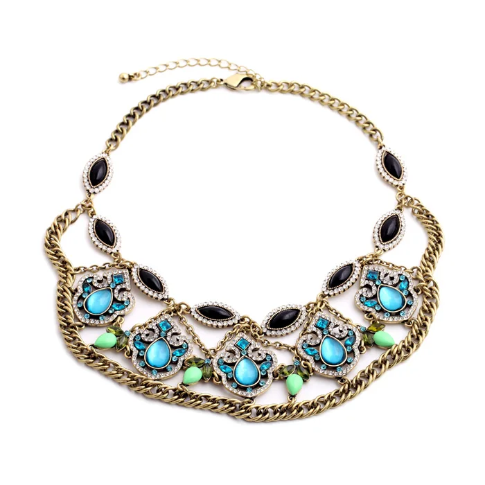 xl01485 Blue Rhinestone Crystal Sapphire Gemstone Resin Jewelry Luxury Statement Vintage Gold Plated Tennis Link Chain Necklaces
xl01485 Blue Rhinestone Crystal Sapphire Gemstone Resin Jewelry Luxury Statement Vintage Gold Plated Tennis Link Chain Necklaces
