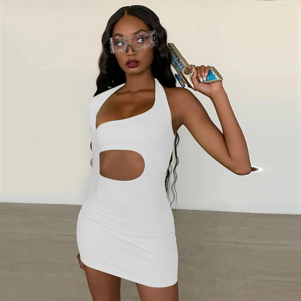 YD-96176 Cheap shipping ladies fashion clothing halter hollow out sexy dress club wear women bodycon white halter dress
YD-96176 Cheap shipping ladies fashion clothing halter hollow out sexy dress club wear women bodycon white halter dress