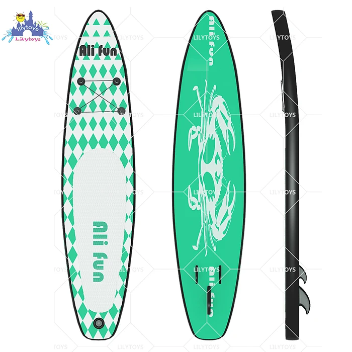 lilytoys paddle board inflatable surfboard with Accessories high quality wholesale price, Same as pictures or customized color
lilytoys paddle board inflatable surfboard with Accessories high quality wholesale price, Same as pictures or customized color